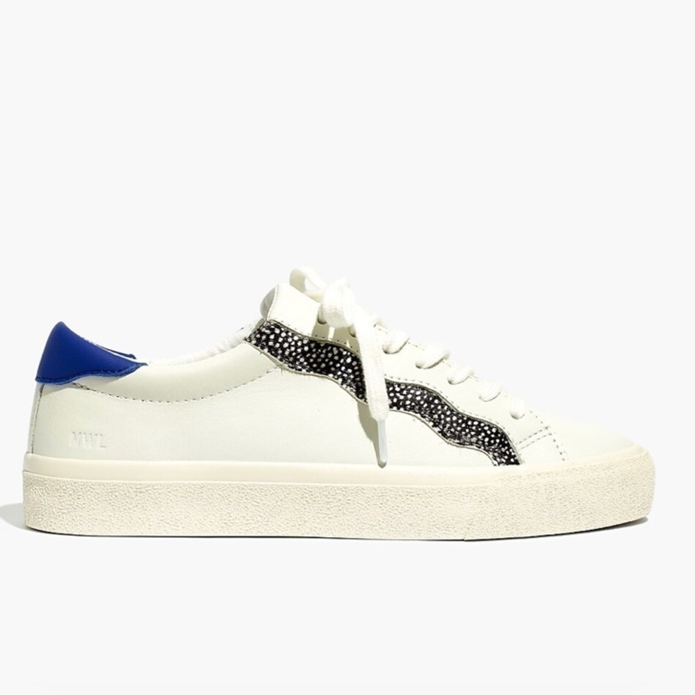Madewell MWL sidewalk low top court white sneakers tennis shoes size 7 - Picture 2 of 9
